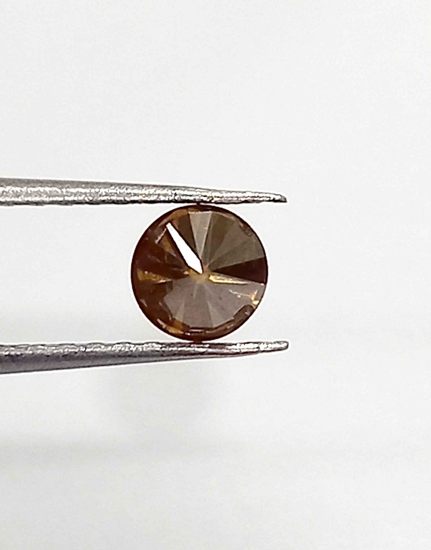Round Cut 0.53 Cts Natural Moissanite Gemstone 5.1*5 MM MD15