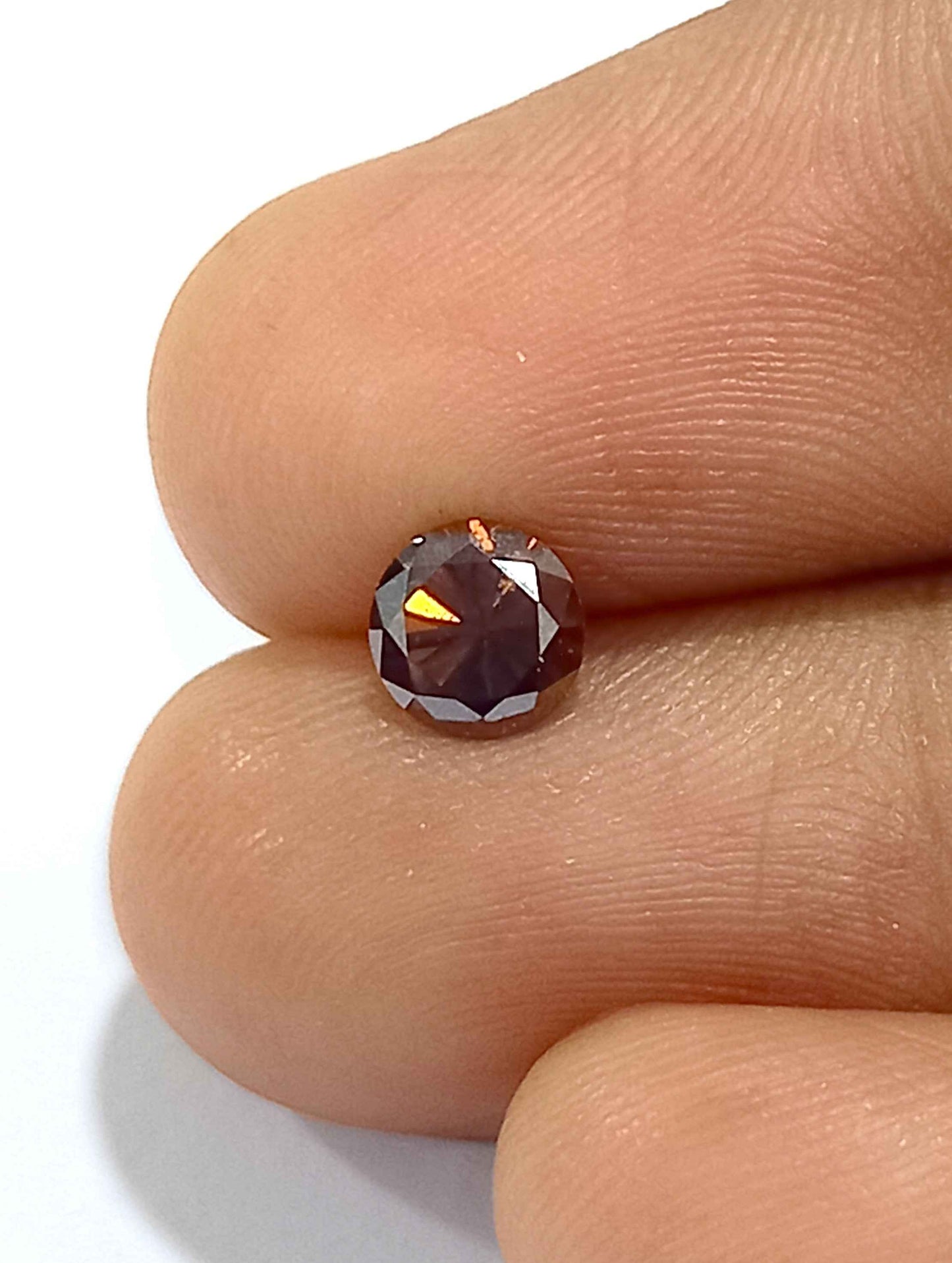 Round Cut 0.53 Cts Natural Moissanite Gemstone 5.1*5 MM MD15