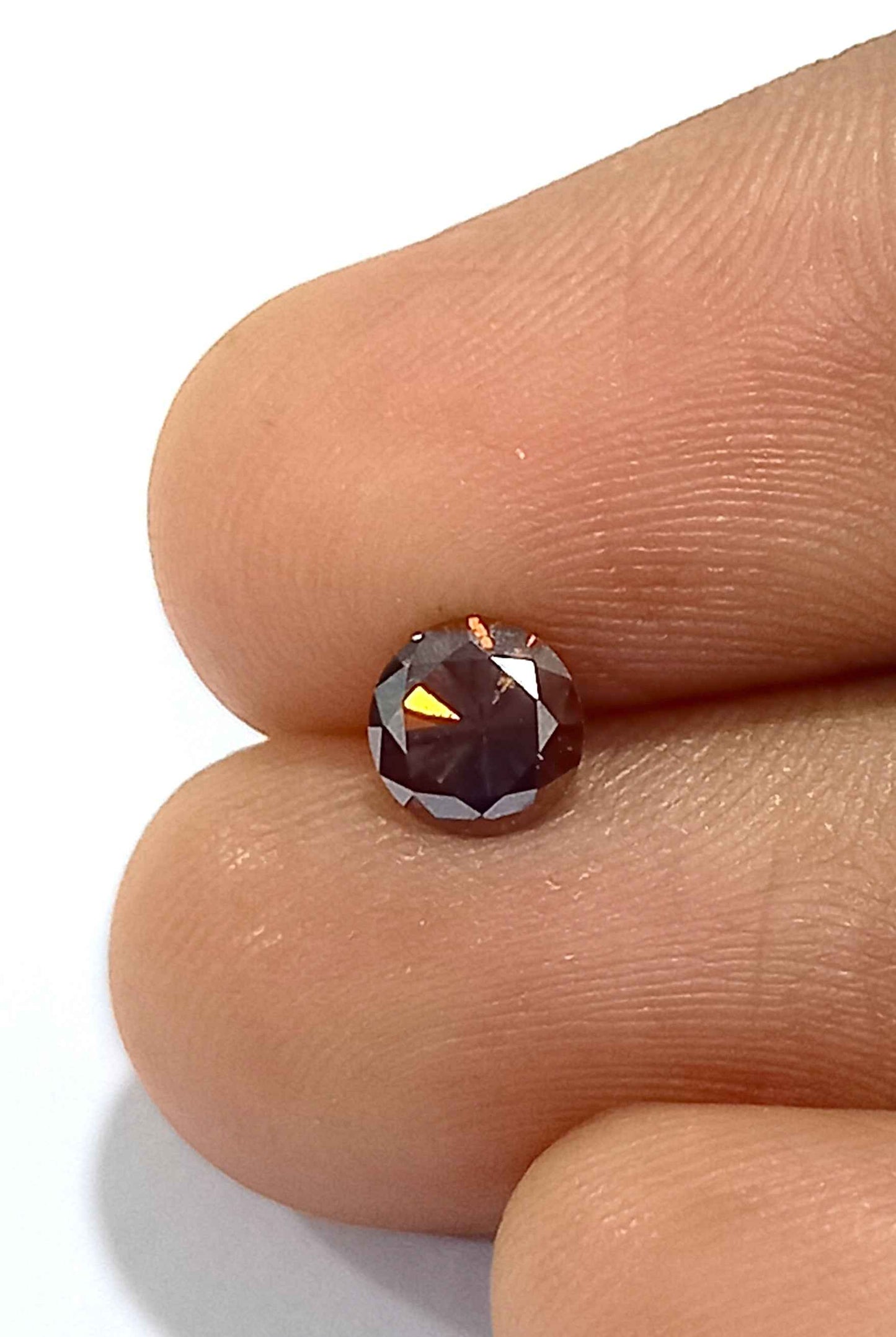 Round Cut 0.53 Cts Natural Moissanite Gemstone 5.1*5 MM MD15