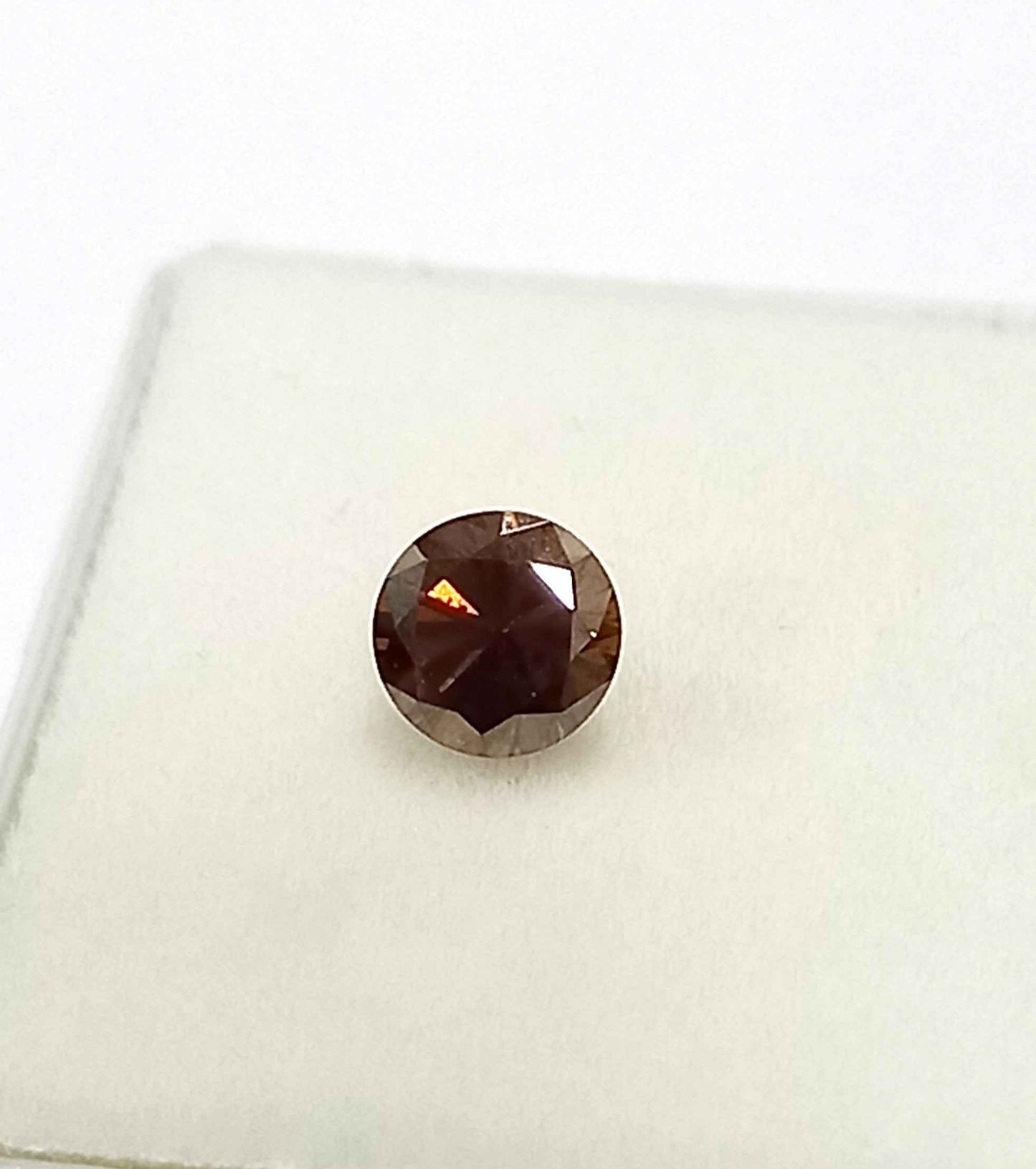Round Cut 0.53 Cts Natural Moissanite Gemstone 5.1*5 MM MD15
