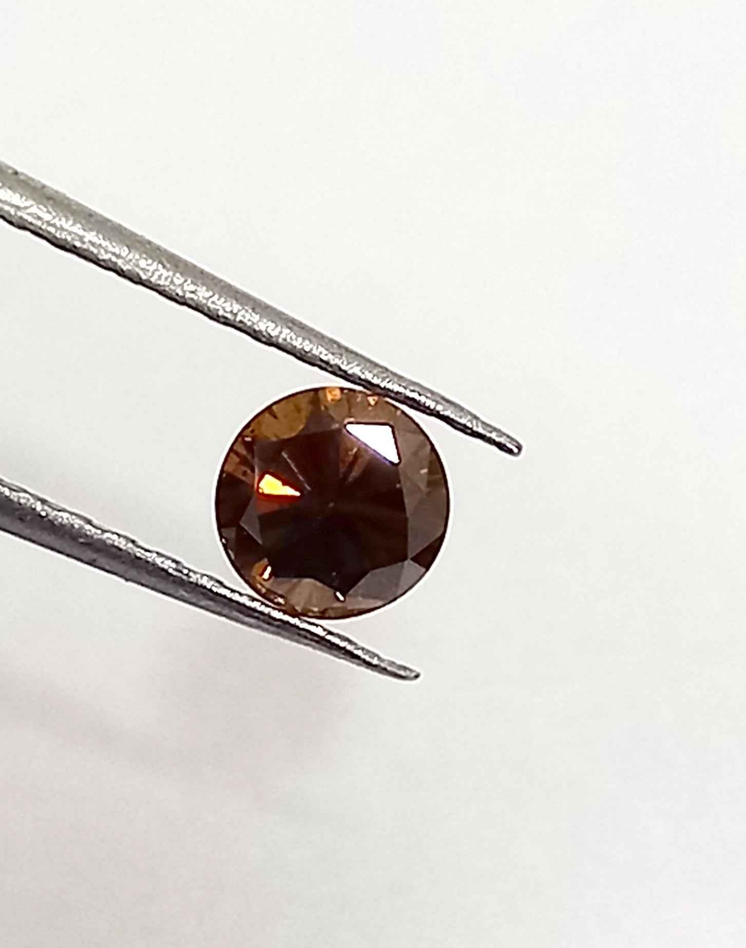 Round Cut 0.53 Cts Natural Moissanite Gemstone 5.1*5 MM MD15