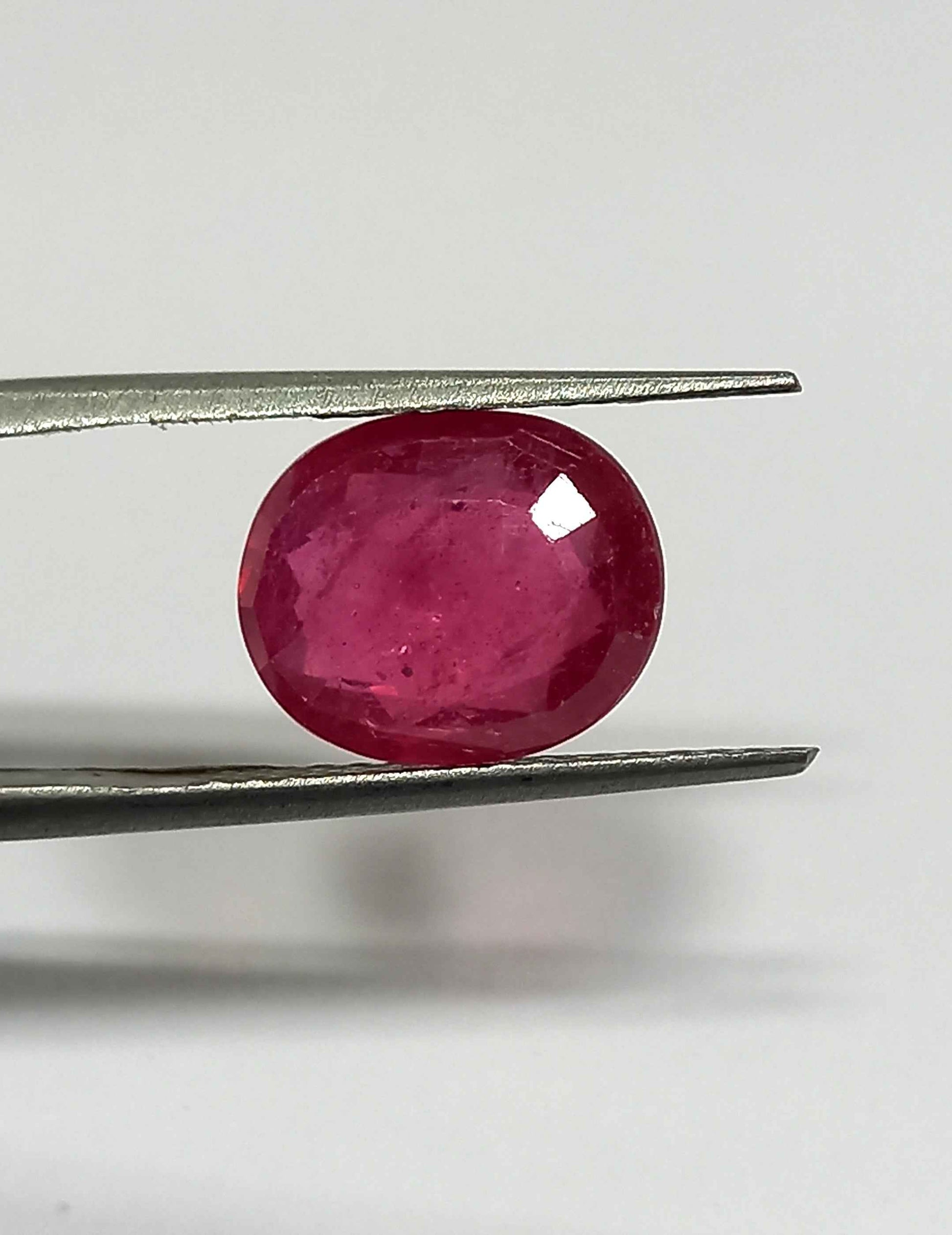 6.05 Cts Pink Ruby Natural Gemstone Oval Cut 12*9.8 MM R90