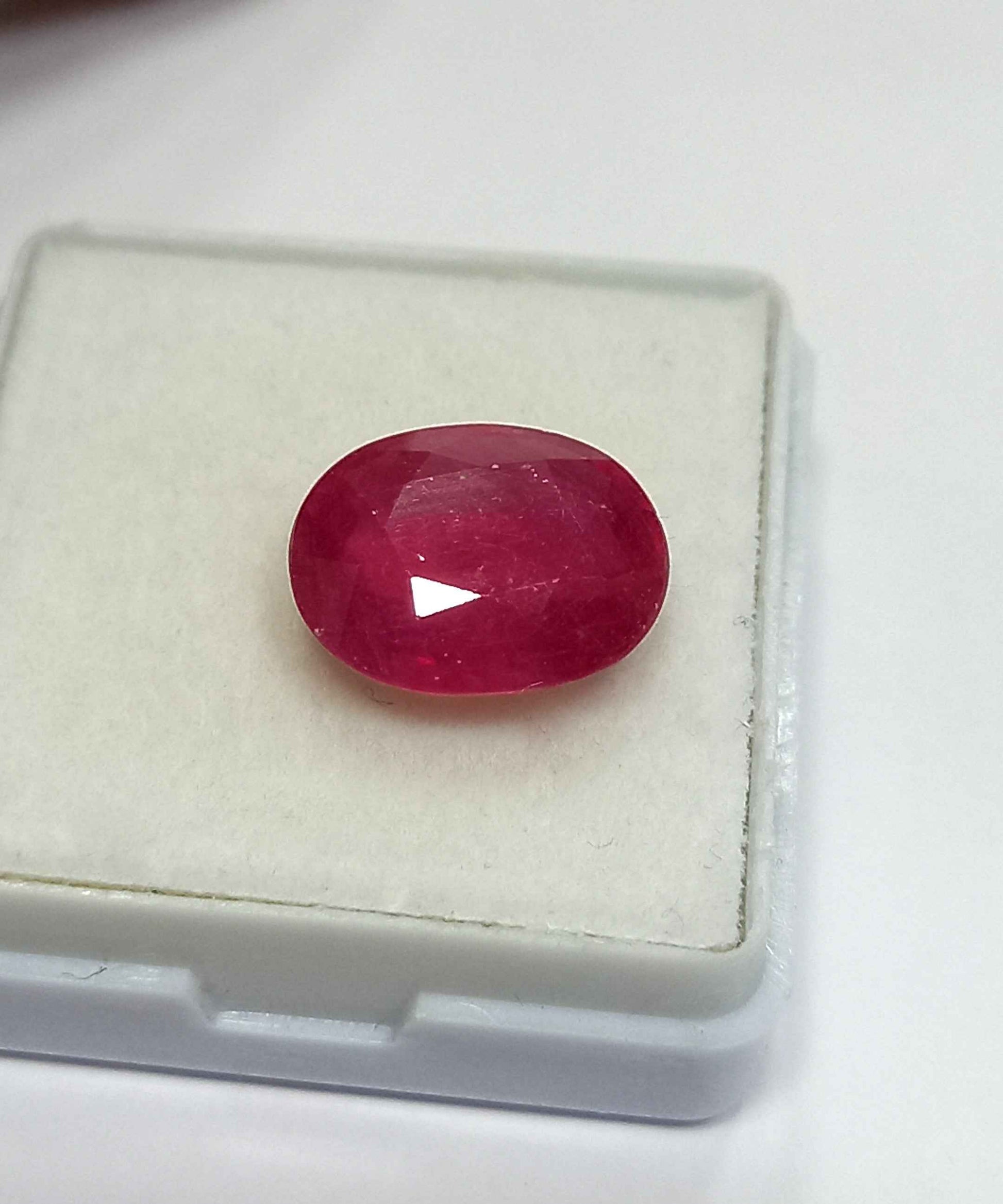 6.05 Cts Pink Ruby Natural Gemstone Oval Cut 12*9.8 MM R90