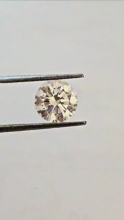 2.50 Cts Lab Grown Diamond Solitaire Brilliant Cut CVD - WATCH VIDEO