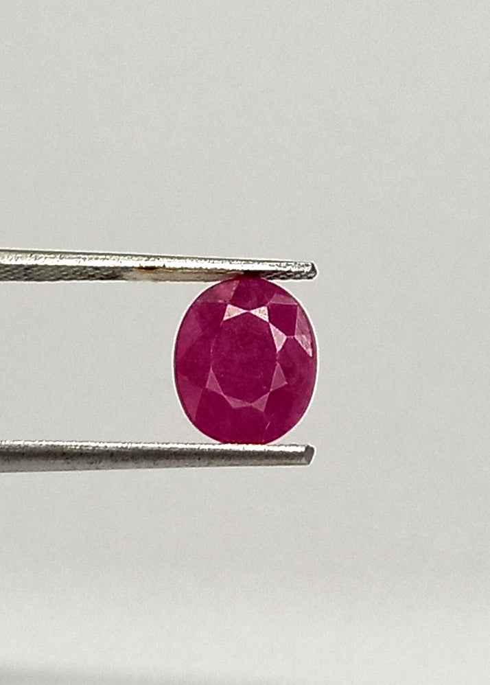 4.05 Cts Natural Mozambique Ruby Gemstone Oval Cut 9.9*8 MM R38