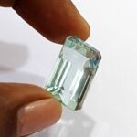 19.45 Cts Natural Brazil Aquamarine Gemstone Emerald Cut 20*12.3 MM AQ11 WATCH VIDEO