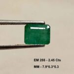 2.45 Cts Natural Zambian Emerald Gemstone Octagon Cut 7.9*6.3 MM EM255