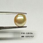 3.20 Cts Fresh Water Pearl Natural China Round Shape 8.5*8.1 MM P62