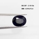 2.10 Cts Natural Australian Blue Sapphire Gemstone Oval Cut 8.9*6.9 MM BS287