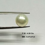 4.30 Cts Fresh Water Pearl Natural China Round Shape 9.2*9.2 MM P50