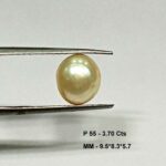 3.70 Cts Fresh Water Pearl Natural China Round Shape 9.5*8.3 MM P55