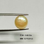 3.60 Cts Fresh Water Pearl Natural China Round Shape 9.7*9.5 MM P54