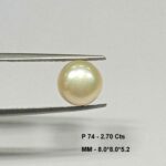 2.70 Cts Fresh Water Pearl Natural China Round Shape 8.0*8 MM P74