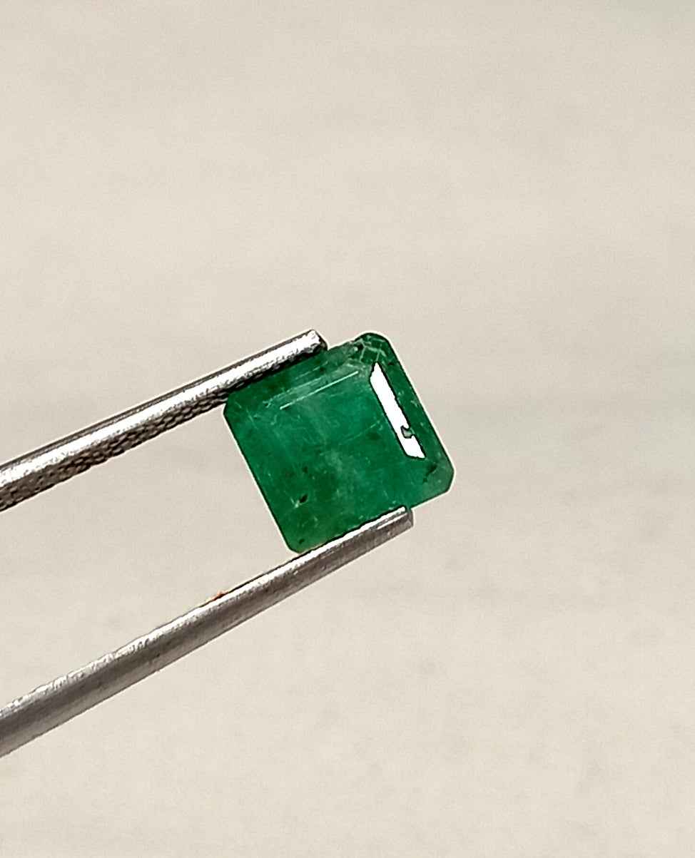 1_6145c8ba-43db-4934-bd45-7929ebc73168 2.30 Cts Square Cut Natural Zambian Emerald Gemstone 7.3*7.3 MM EM258