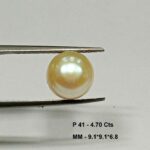 4.70 Cts Fresh Water Pearl Natural China Round Shape 9.1*9.1 MM P41 WATCH VIDEO