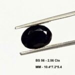 2.56 Cts Burma Blue Sapphire Oval Cut 10.4*7.2 MM BS56
