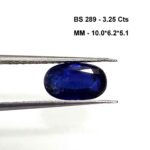 3.25 Cts Natural African Blue Sapphire Gemstone Oval Cut 10.0*6.2 MM BS289