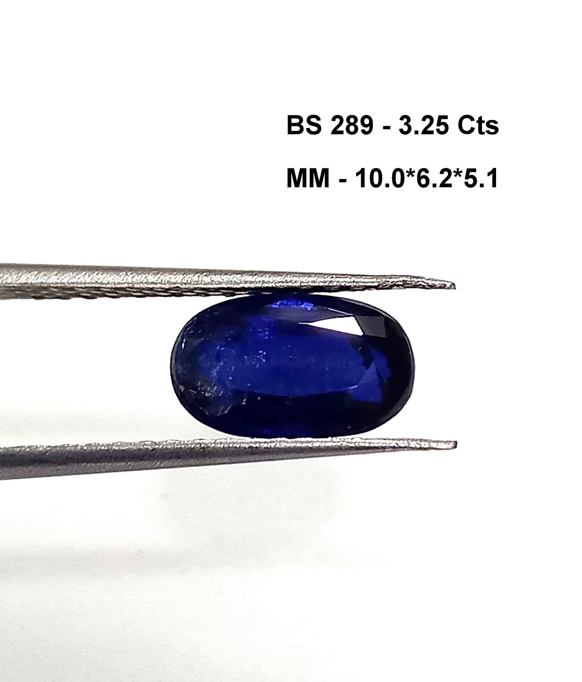 1_c54ceaf5-8935-4a62-9211-48d431bd155e 3.25 Cts Natural African Blue Sapphire Gemstone Oval Cut 10.0*6.2 MM BS289