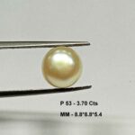 3.70 Cts Fresh Water Pearl Natural China Round Shape 8.8*8.8 MM P53