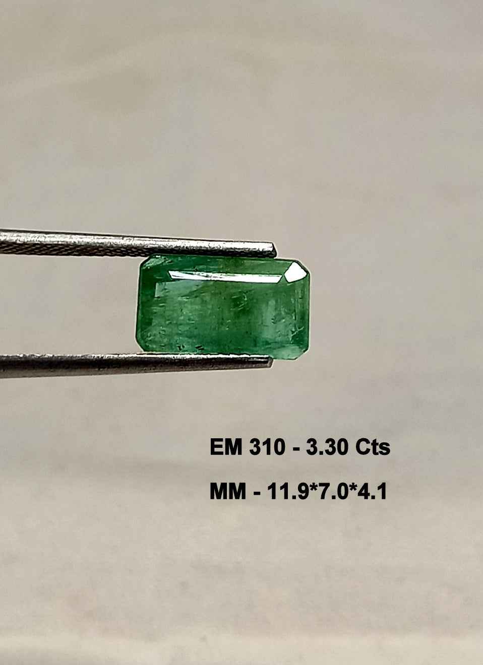 1_f950259a-8d95-4ff3-a68a-26b147b57bb5 3.30 Cts Natural Zambian Emerald Gemstone Octagon Cut 11.9*7 MM EM310