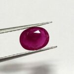 1.26 Cts Burma Ruby Natural Pink Oval Cut Gemstone 8.1*6.1 MM R203