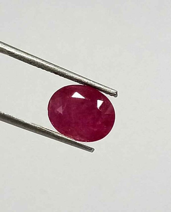4.80 Cts Natural Mozambique Red Ruby Gemstone Oval Cut 11*8.9 MM R23