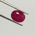 4.10 Cts Natural Mozambique Ruby Gemstone Oval Cut 9.8*7.7 MM R37