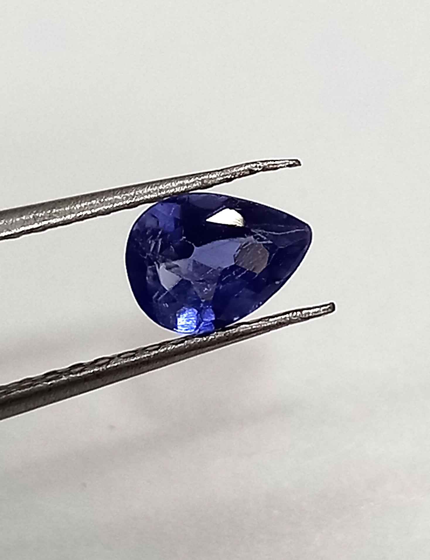 1.20 Cts Natural Sri Lankan Blue Sapphire Gemstone Pear Cut 7.7*5.8 MM BS292