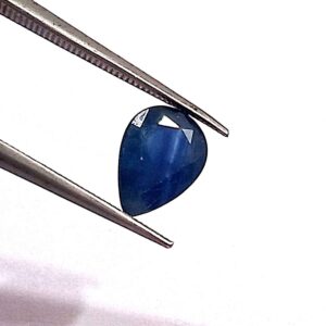 1.00 Cts Natural Burma Blue Sapphire Gemstone Pear Cut 7.3*5 MM BS74
