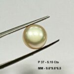 5.15 Cts Fresh Water Pearl Natural China Round Shape 9.6*9.6 MM P37 WATCH VIDEO
