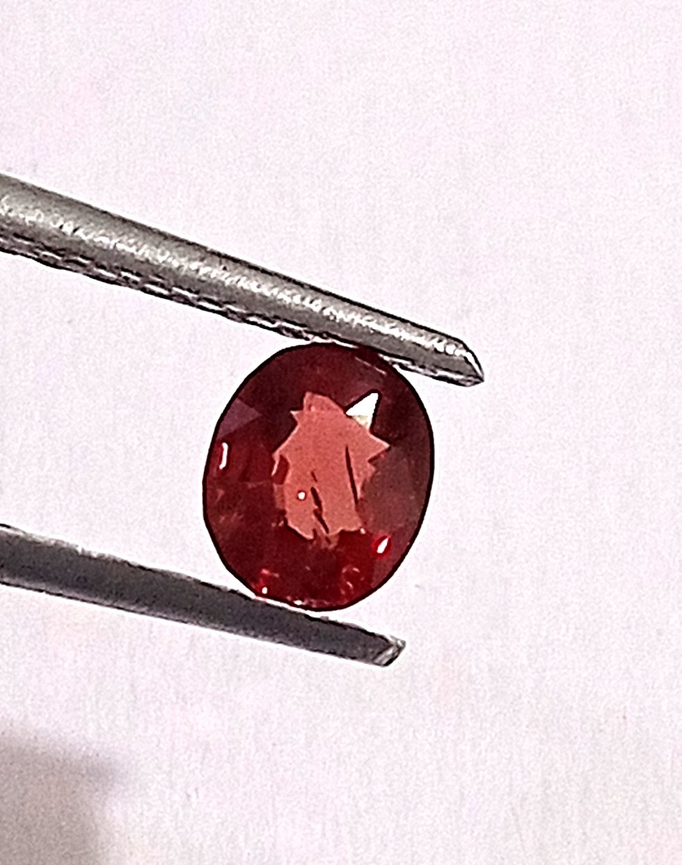 0.52 Cts Ceylon Spinel Gemstone Red Oval Cut 5.2*4.4 MM SP12 - Image 3