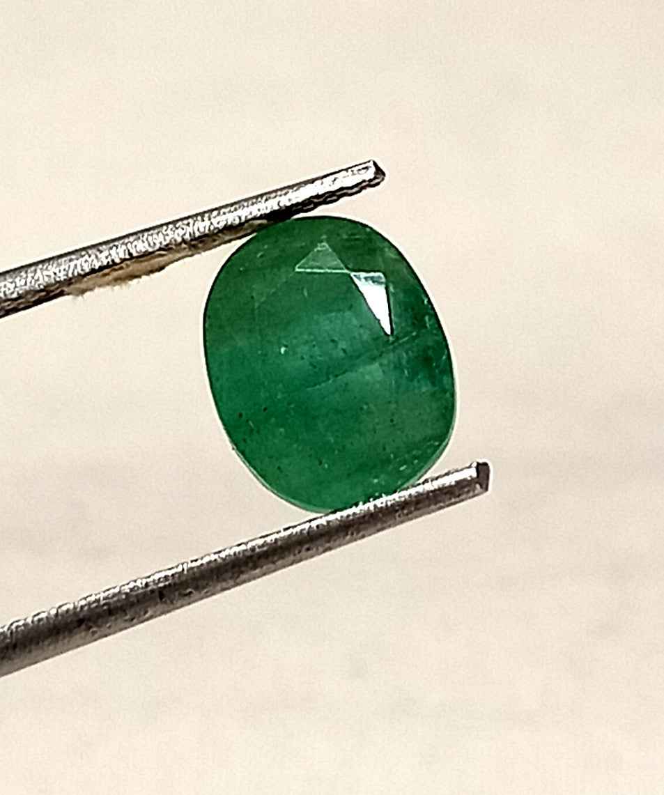 3_2b63034b-eec7-4234-938a-4bbb57934219 2.80 Cts Natural Zambian Emerald Gemstone Oval Cut 9.6*7.8 MM EM210