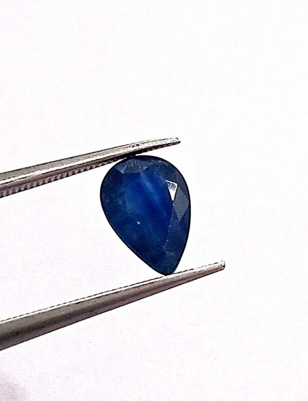 1.00 Cts Natural Burma Blue Sapphire Gemstone Pear Cut 7.3*5 MM BS74