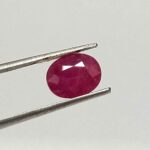 4.10 Cts Natural Mozambique Ruby Gemstone Oval Cut 9.8*7.7 MM R37