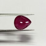 4.00 Cts Natural Burma Ruby Gemstone Pear Cut 10.9*8.8 MM R15