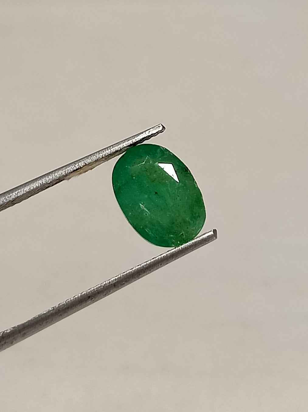 3.75 Cts Oval Cut Natural Zambian Emerald Gemstone 10.8*7.7 MM EM234