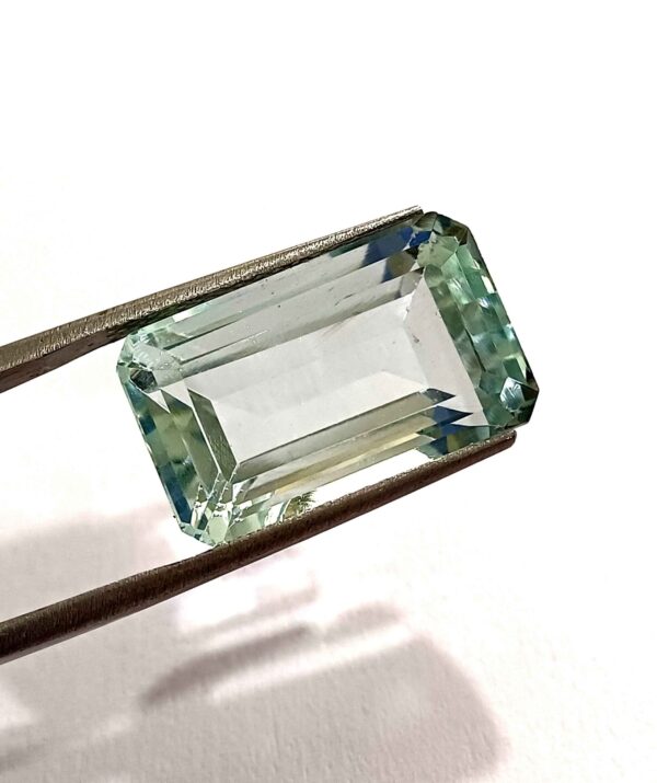 19.45 Cts Natural Brazil Aquamarine Gemstone Emerald Cut 20*12.3 MM AQ11 WATCH VIDEO