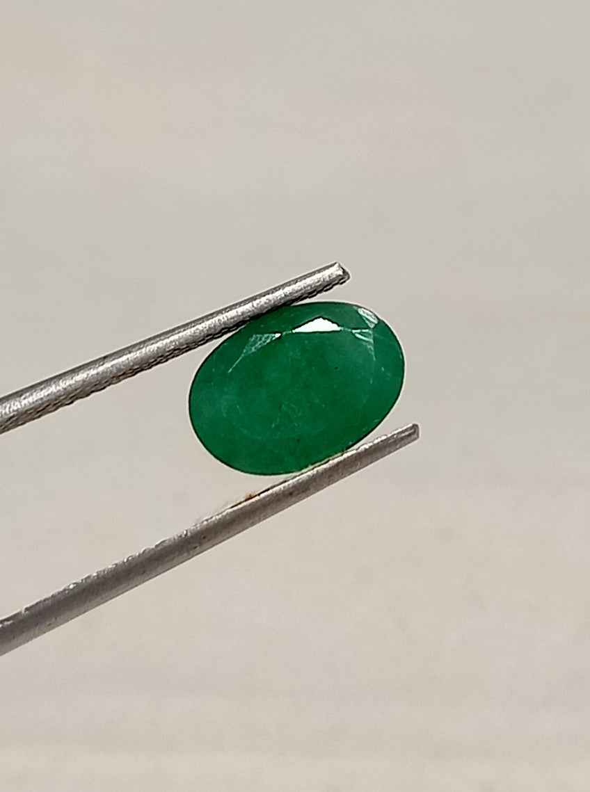 3_e5915708-652b-47c5-9711-d0796bd5a41e 2.45 Cts Emerald Oval Cut Natural Zambian Gemstone 10.1*7.2 MM EM253
