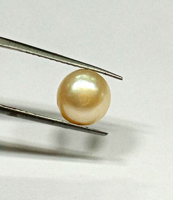 4.80 Cts Fresh Water Pearl Natural China Round Shape 10*9.7 MM P43 WATCH VIDEO