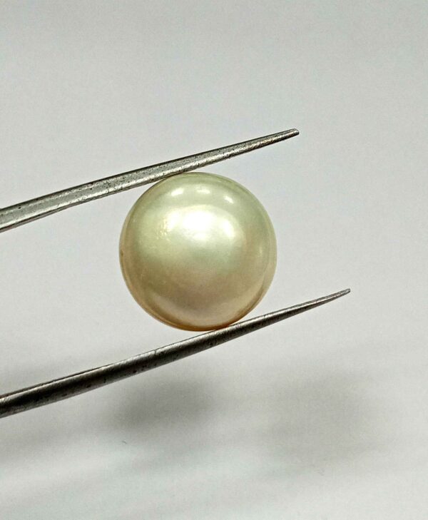 11.25 Cts Fresh Water Pearl China Natural Round Shape 12.6*12.6 MM P17