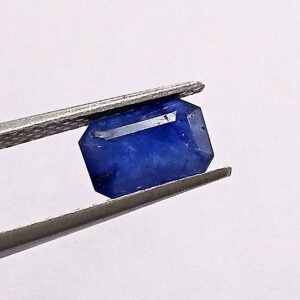 2.05 Cts Natural Burma Blue Sapphire Gemstone Octagon Cut 9.1*6.2 MM BS1