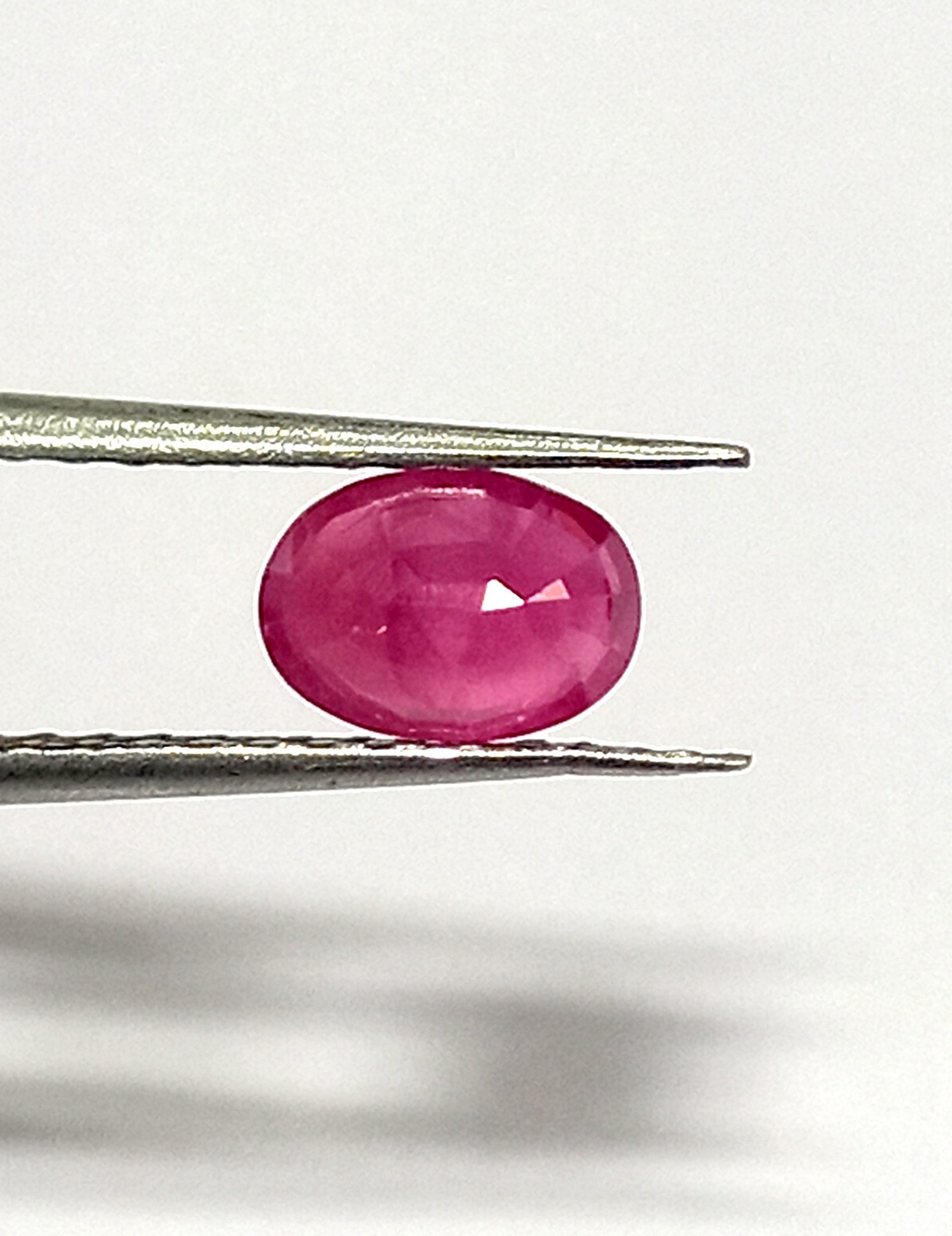 1.06 Cts Natural Burma Pink Ruby Gemstone Oval Cut 6.8*4.8 MM R192 - Image 4
