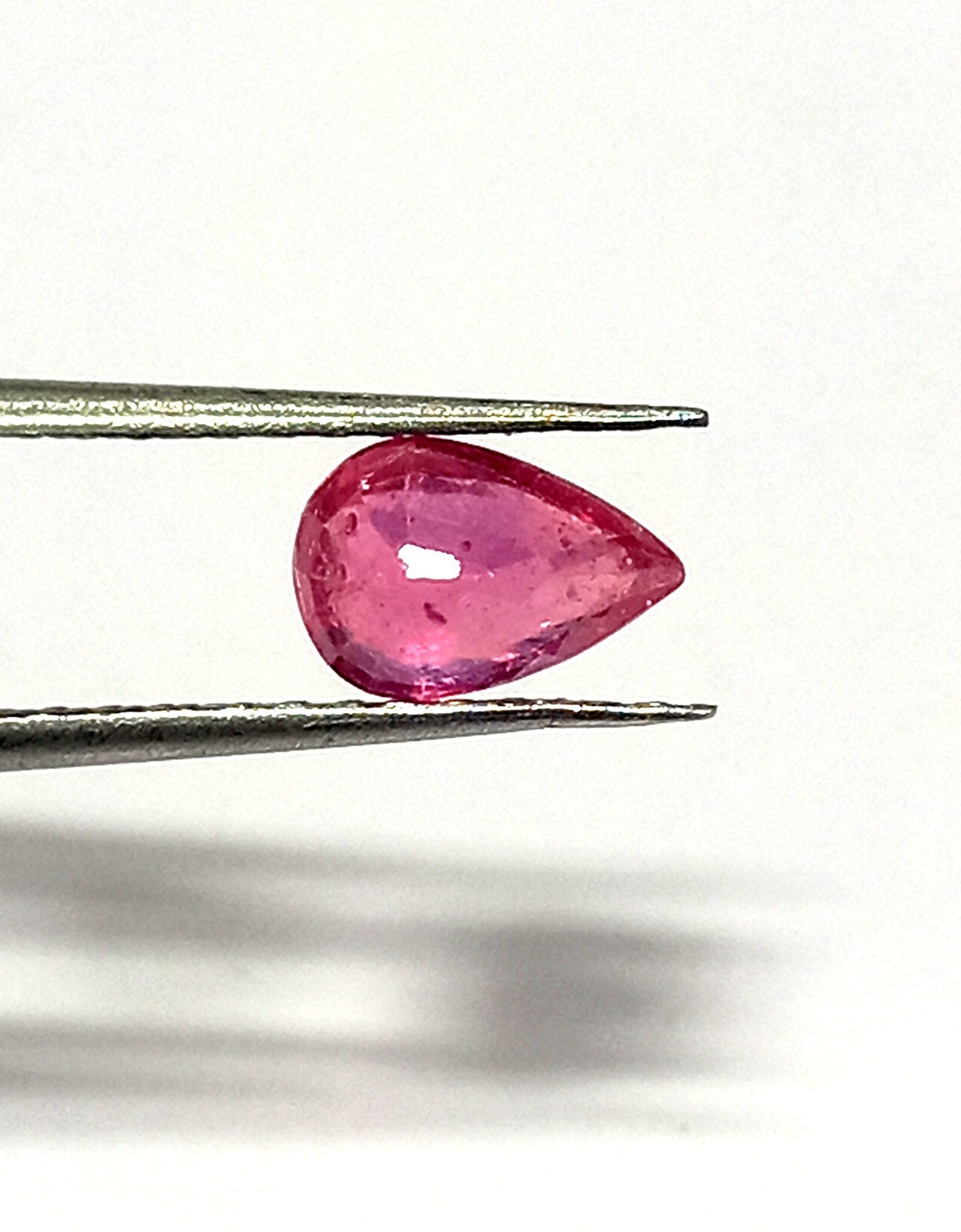1.10 Cts Natural Burma Pink Ruby Gemstone Pear Cut 7.6*5.1 MM R187 - Image 4