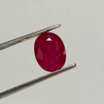 3.80 Cts Natural Mozambique Red Ruby Gemstone Oval Cut 10.5*8.1 MM R43