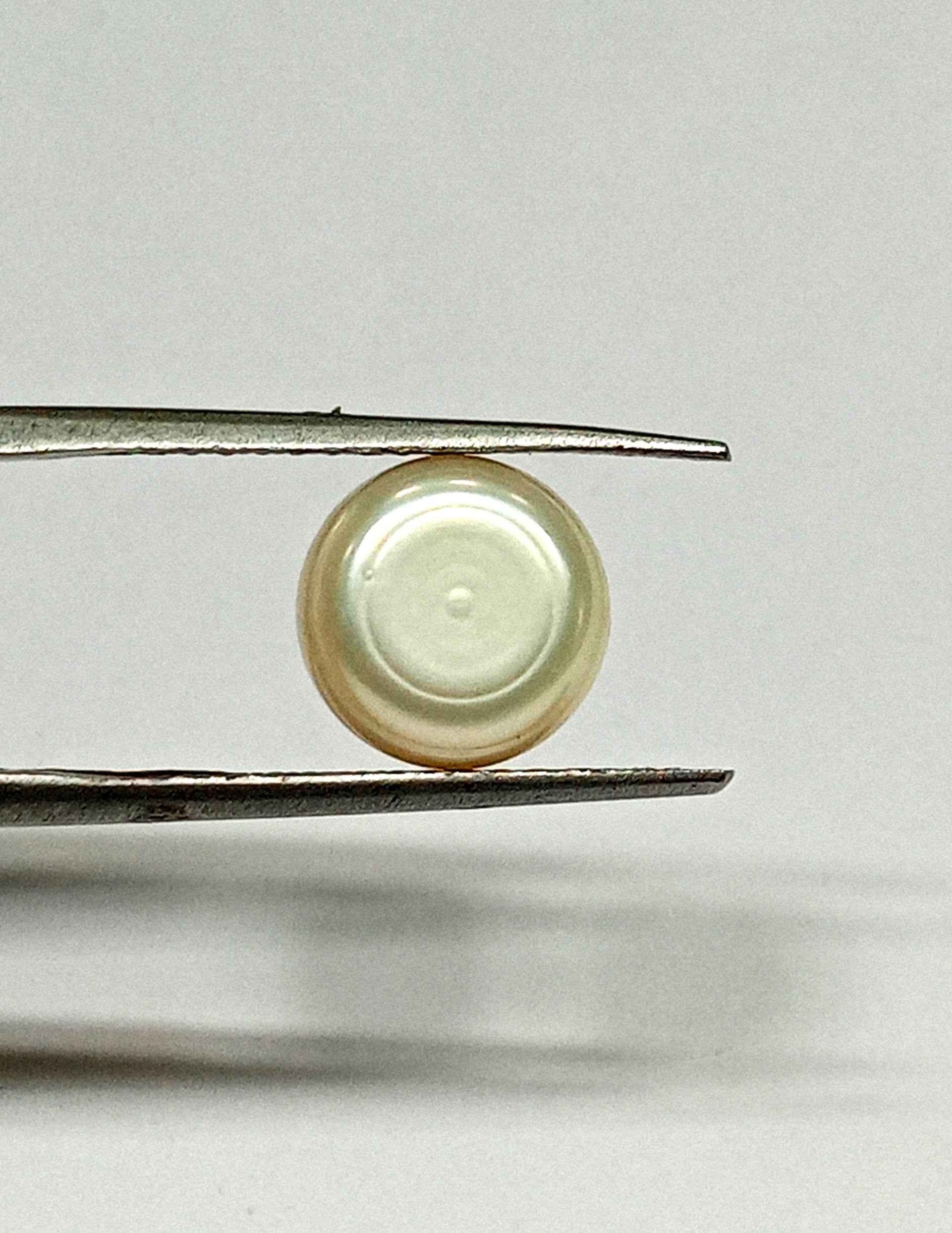 5.15 Cts Fresh Water Pearl Natural China Round Shape 9.6*9.6 MM P37 WATCH VIDEO