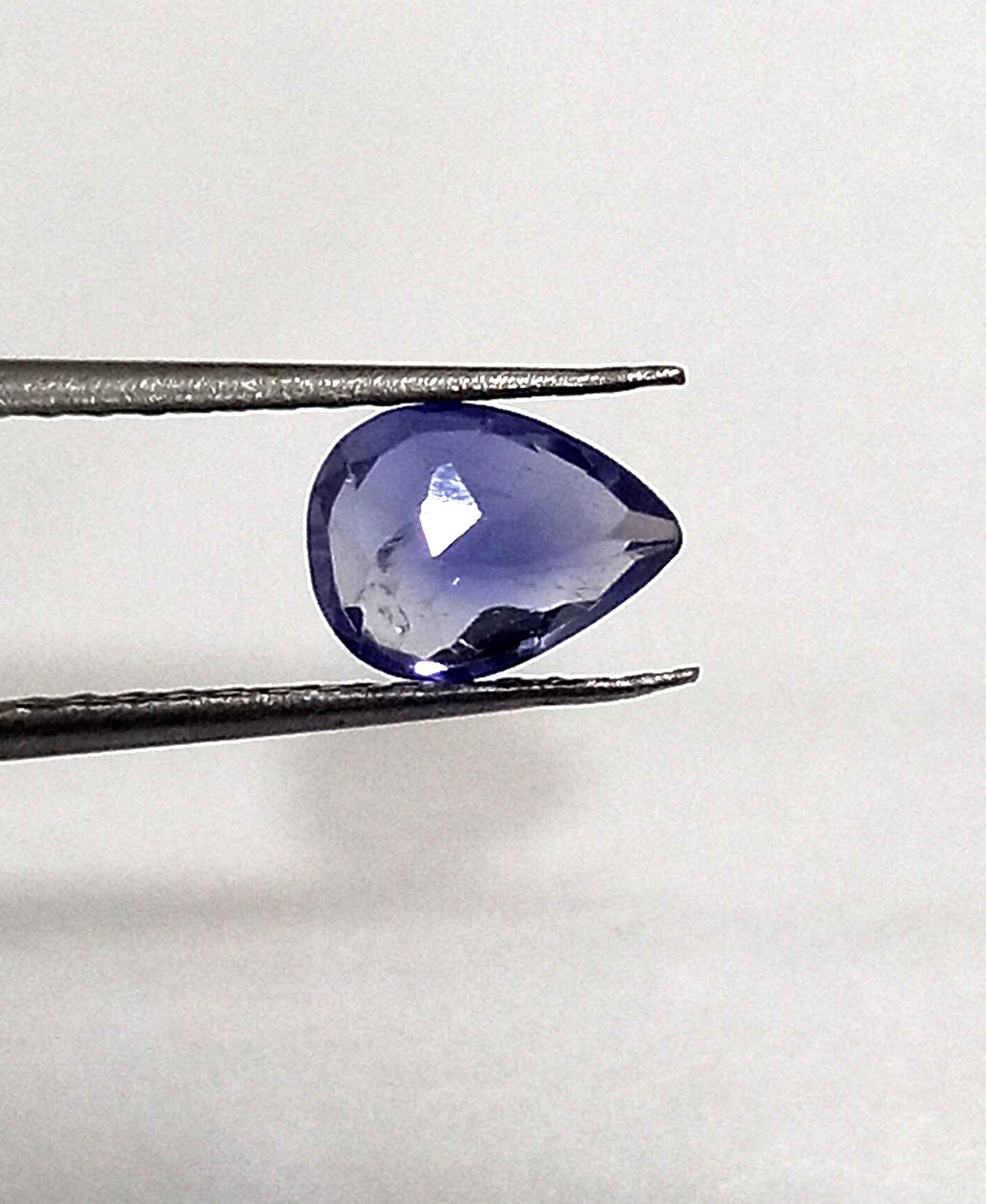 1.20 Cts Natural Sri Lankan Blue Sapphire Gemstone Pear Cut 7.7*5.8 MM BS292