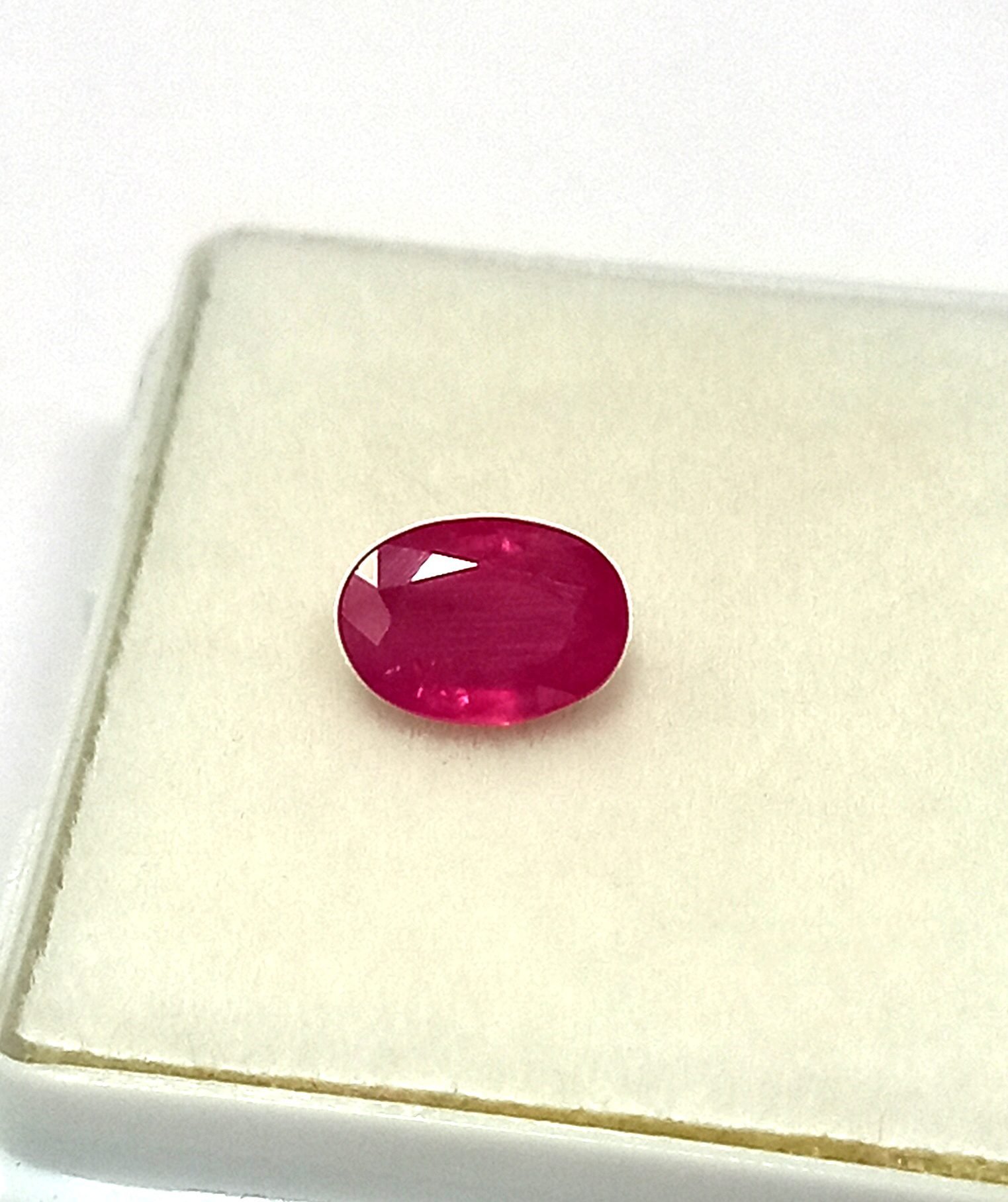 1.06 Cts Natural Burma Pink Ruby Gemstone Oval Cut 6.8*4.8 MM R192 - Image 5