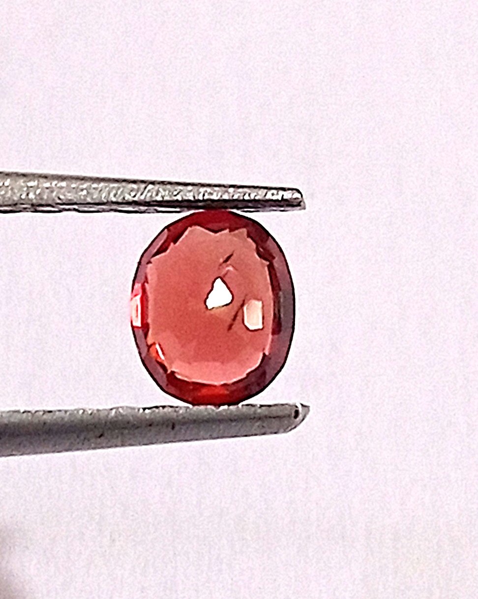 0.52 Cts Ceylon Spinel Gemstone Red Oval Cut 5.2*4.4 MM SP12 - Image 4