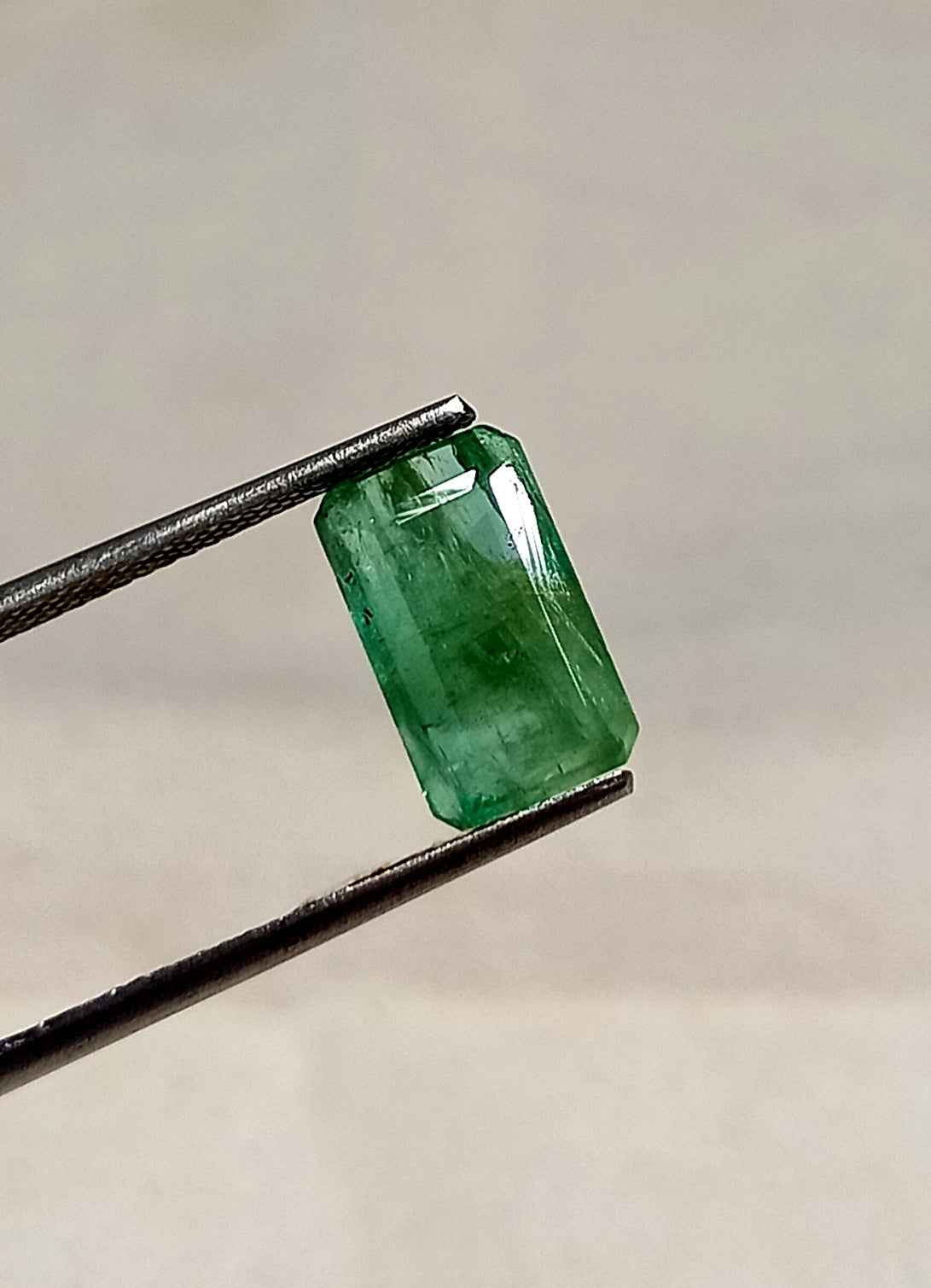 5_2c6f1840-298f-439c-90f1-06cee043b906 3.30 Cts Natural Zambian Emerald Gemstone Octagon Cut 11.9*7 MM EM310