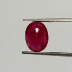 3.80 Cts Natural Mozambique Red Ruby Gemstone Oval Cut 10.5*8.1 MM R43